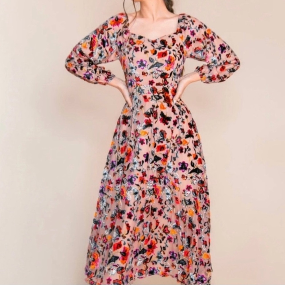 Ivy City Co Sweetheart Long Sleeve Dress